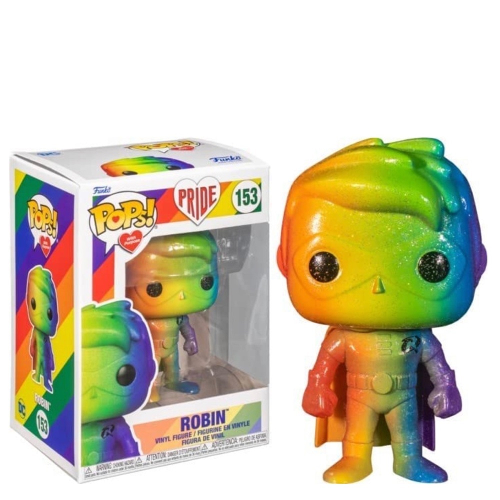 Funko Pop Heroes Pride - Robin Collectible Toy.